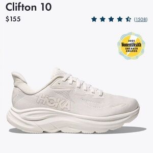Hoka Clifton 10 Cream Running Shoes New Size Women’s 9